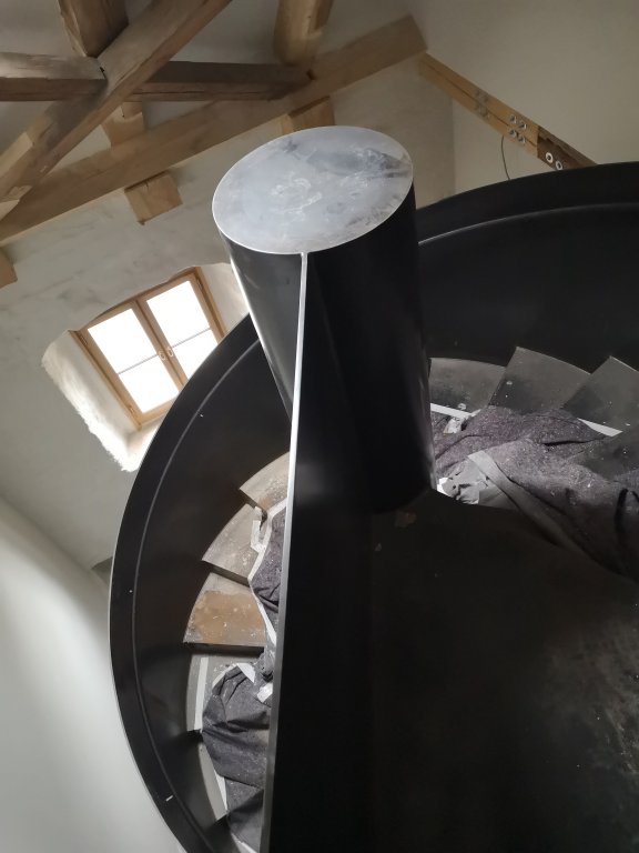 NOS - Bürgerhaus - Stahlwendeltreppe 04.04.2024 NOS - Bürgerhaus - Stahlwendeltreppe 04.04.2024