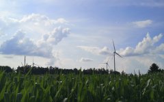 Windkraft - Windpark Lustholz von Elisabeth Kreitmeyer