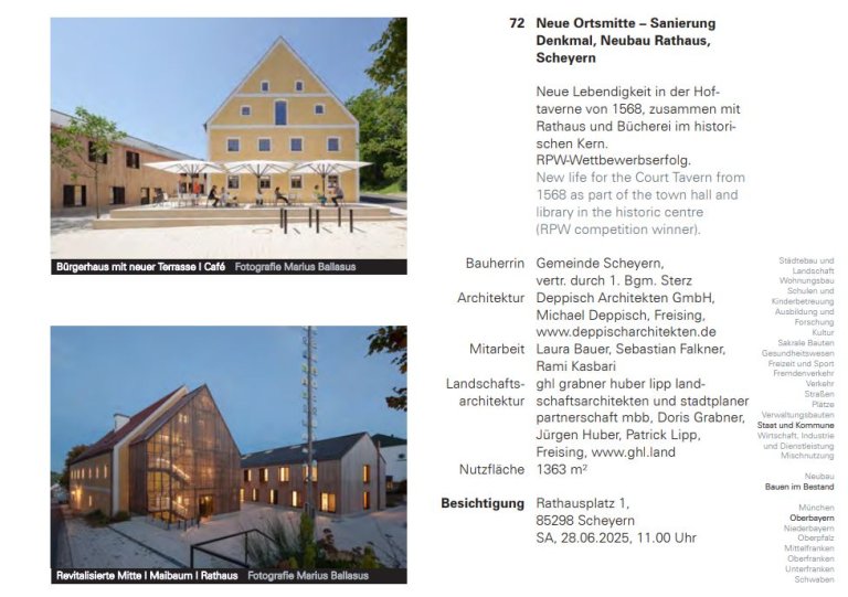 Architektouren 2025 - Beschreibung Architektouren 2025 - Beschreibung